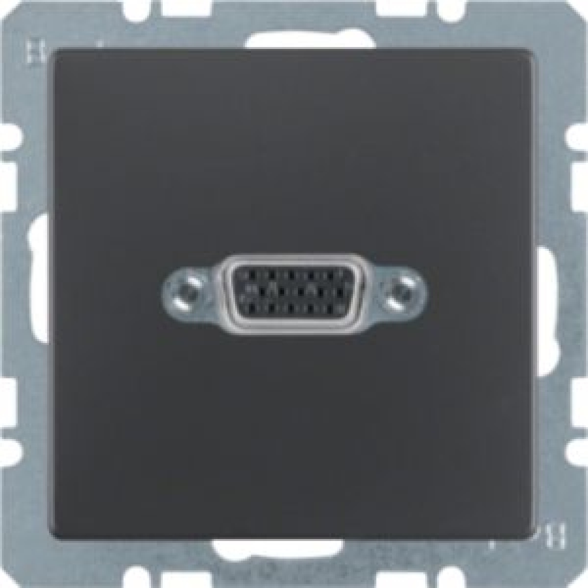 Q.x - tomada VGA paraf., antracite