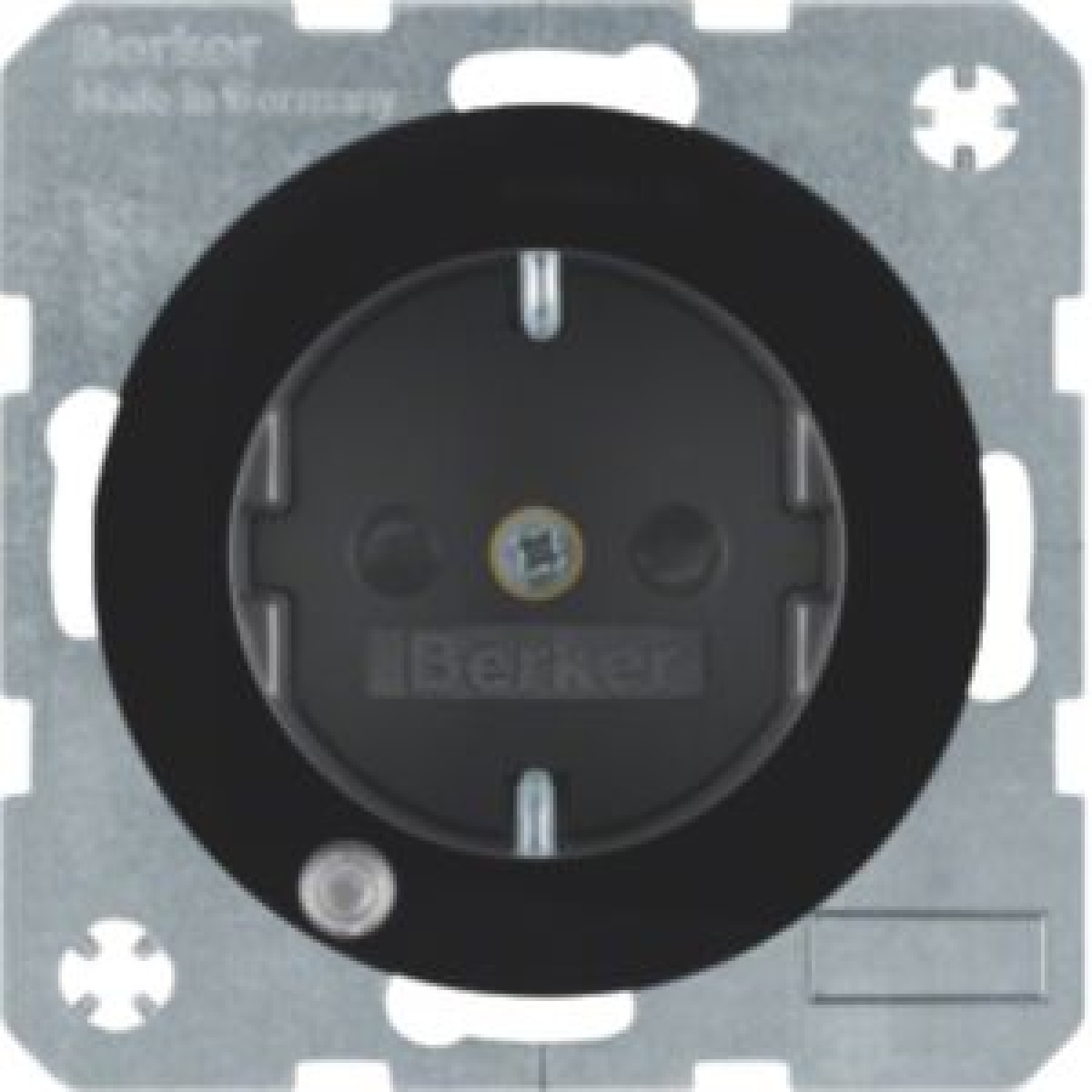 R.1R.3 - Schuko cLED controlo, preto