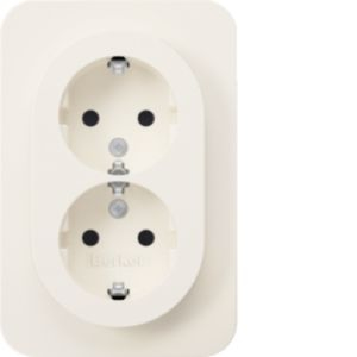 R.1 - Schuko x2 monob. obtur, branco