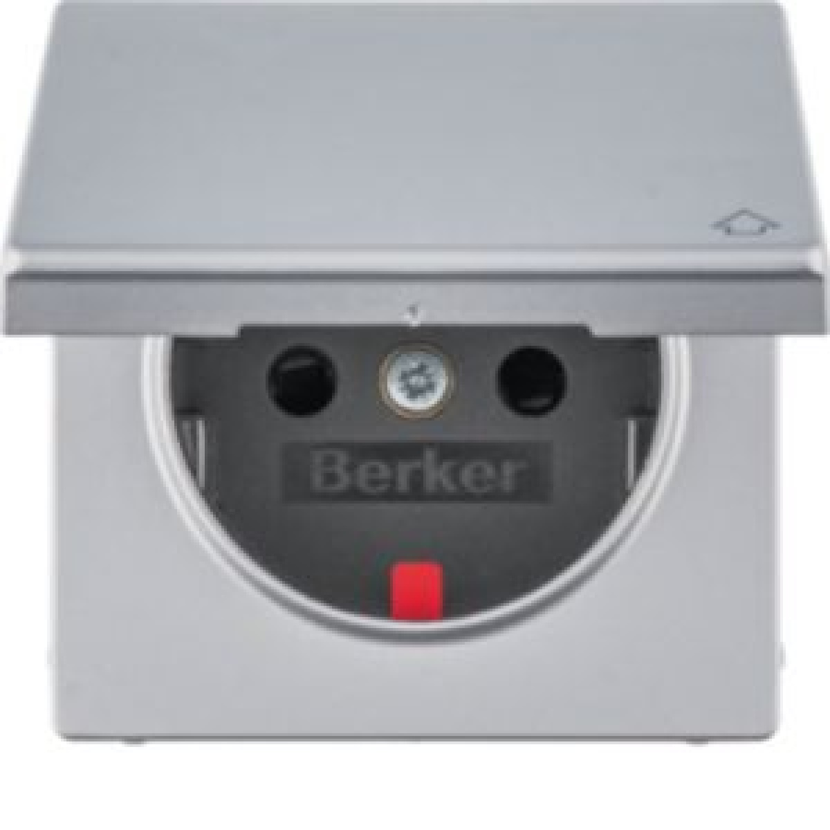 Q.x - esplh. Schuko c tampa, alumínio