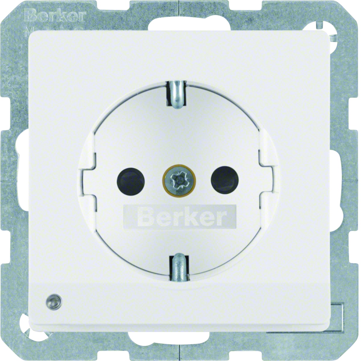 Q.x - Schuko cLED orient., branco