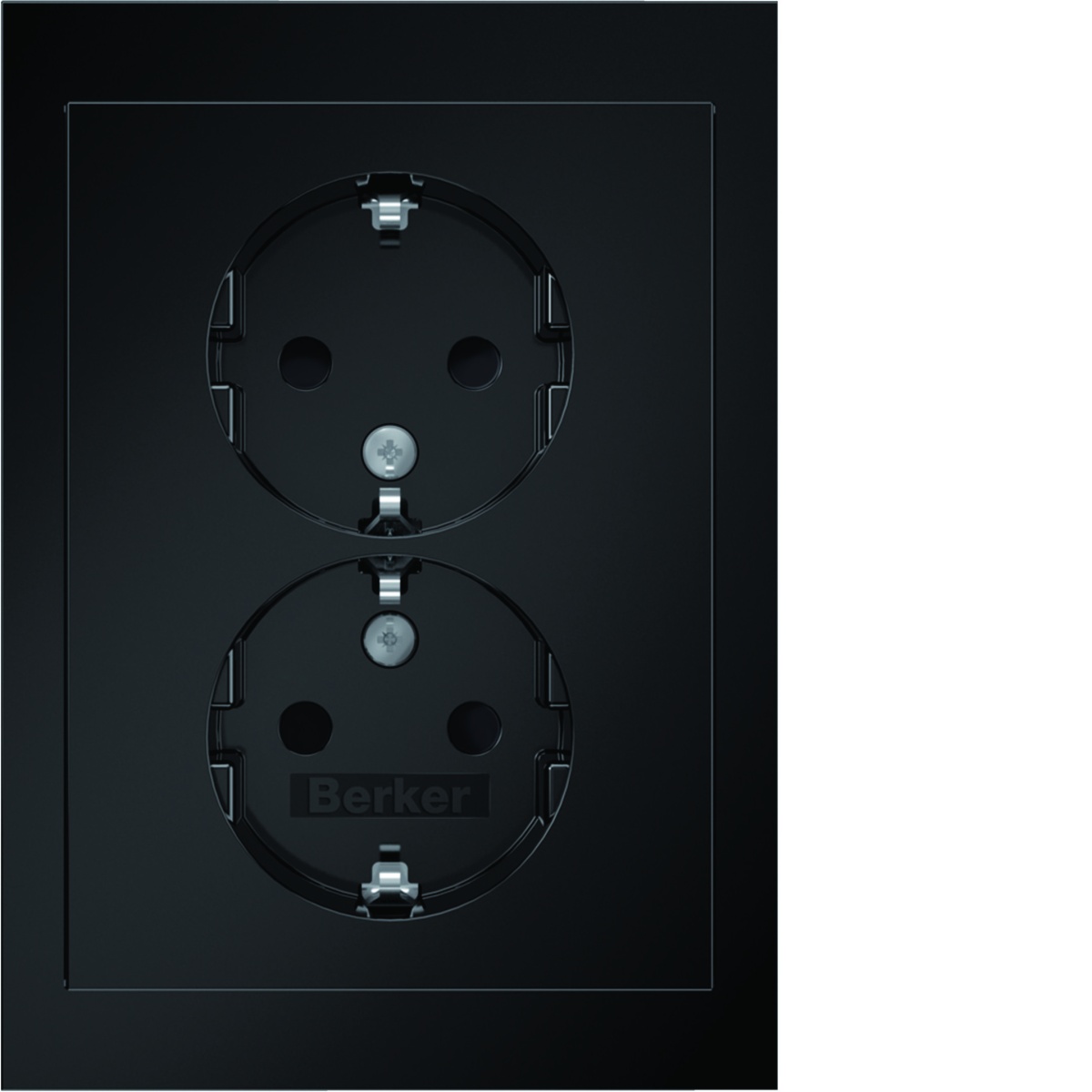 R.3 - Schuko x2 monb.obtr, preto
