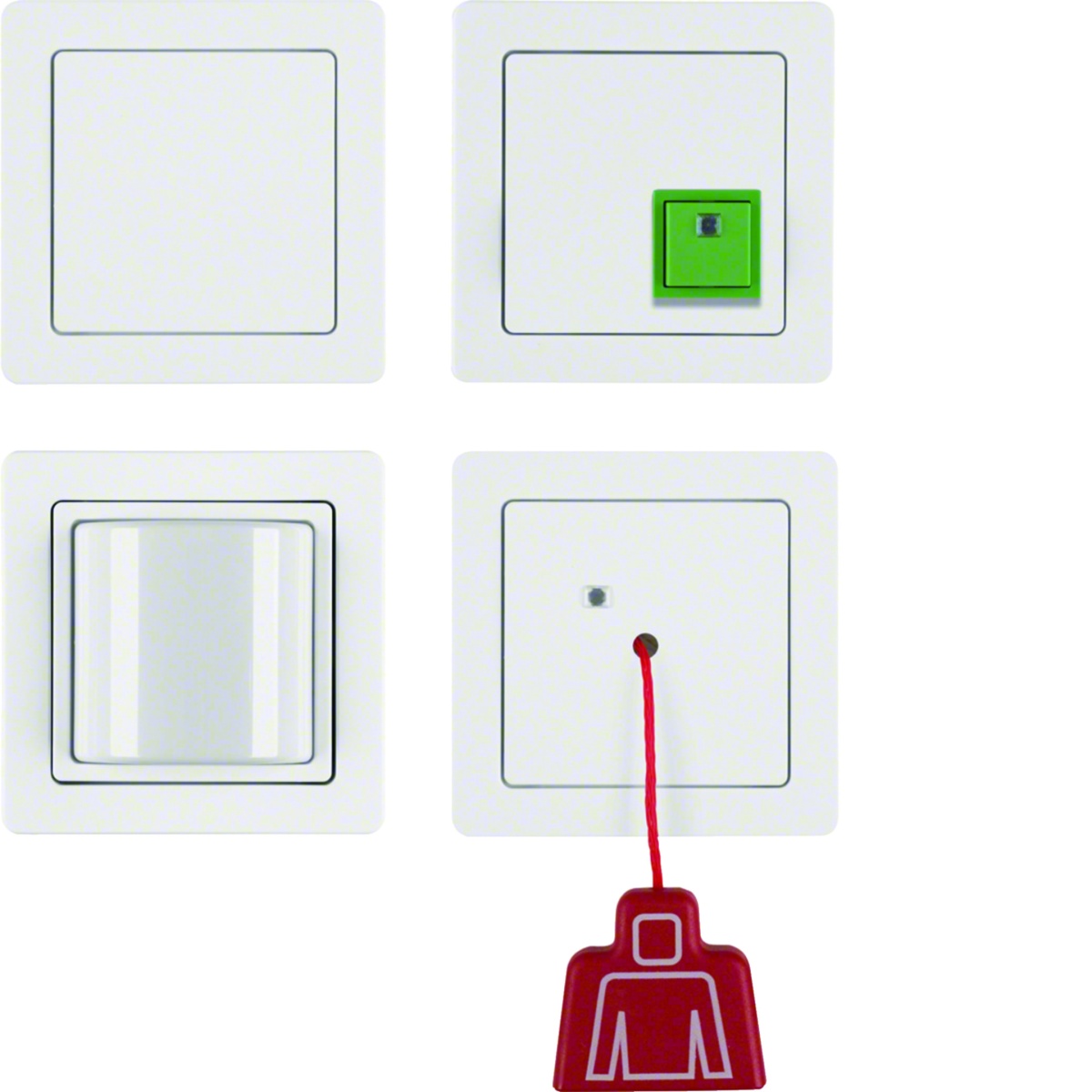 Q.1 - Kit chamada emerg., monobl, branco