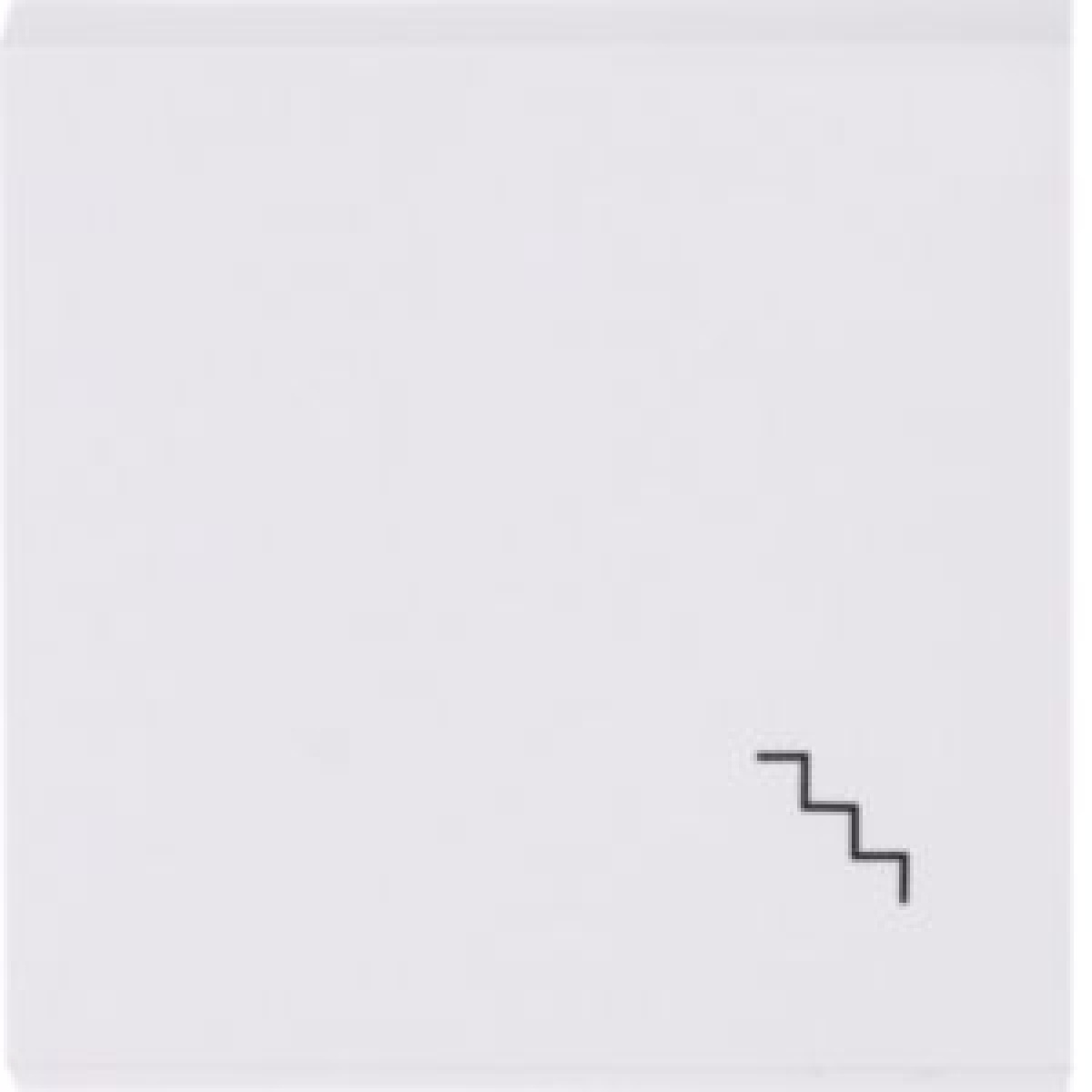 Tecla símbolo escadas  branco