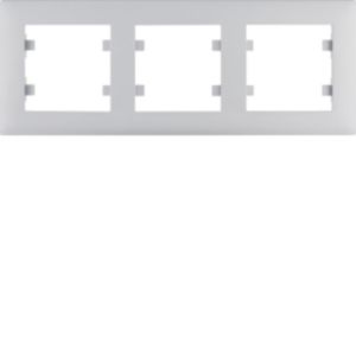 intense Quadro x3 horiz. - prata