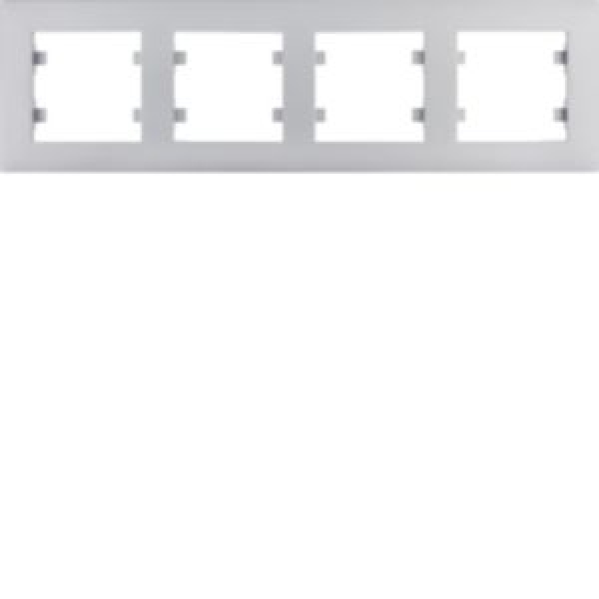 intense Quadro x4 horiz. - prata