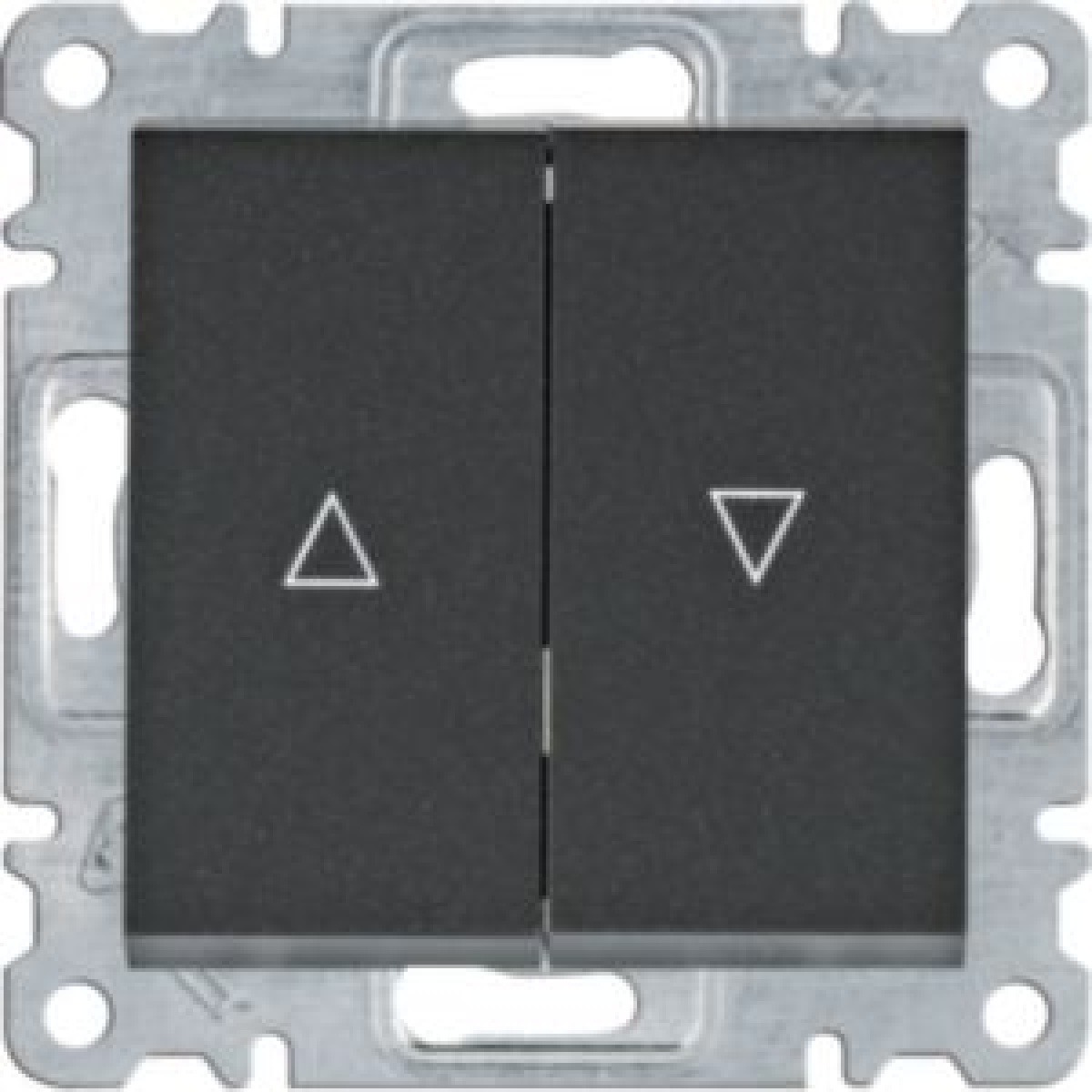 Botão duplo p estores  preto