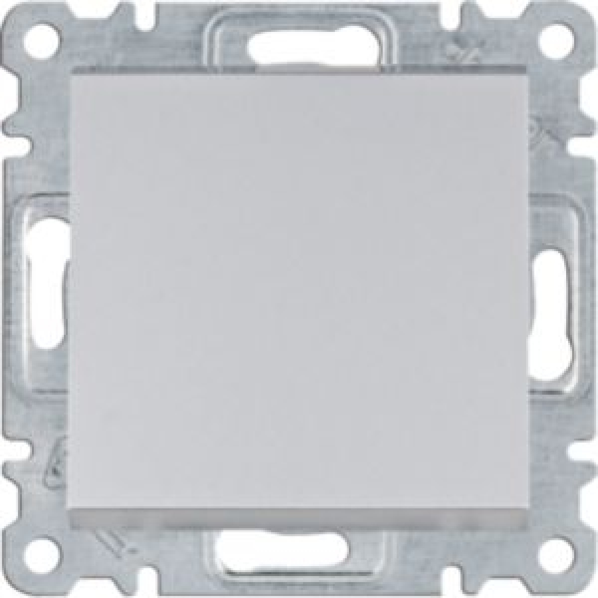 Botão simples  prata