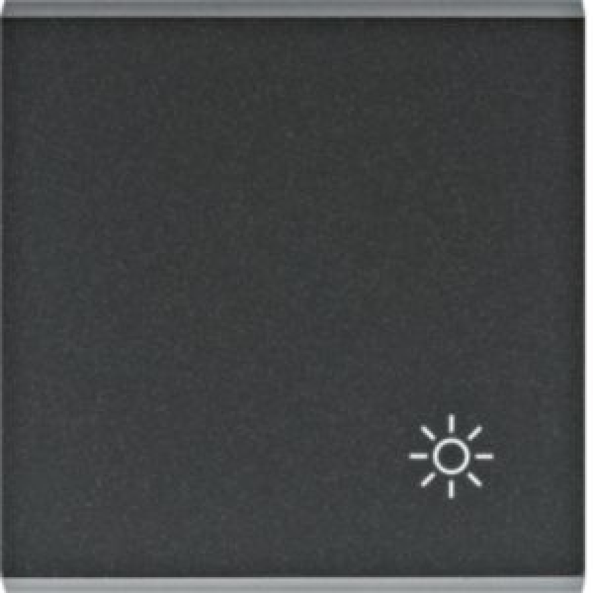 Tecla símbolo luz  preto