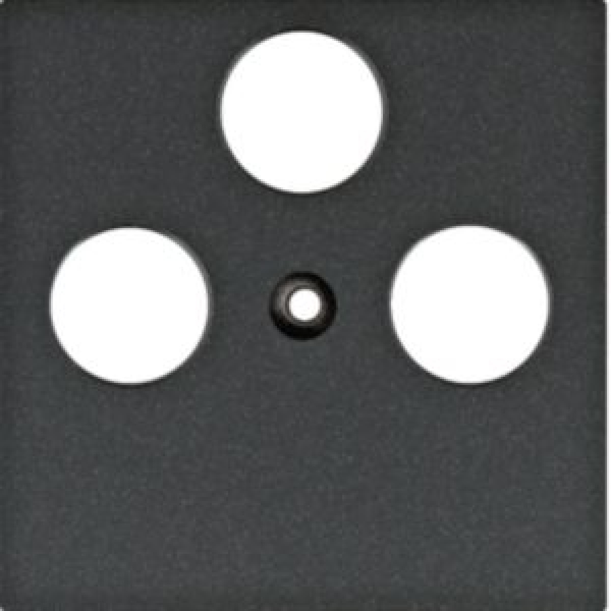 Espelho central pTeleves - preto