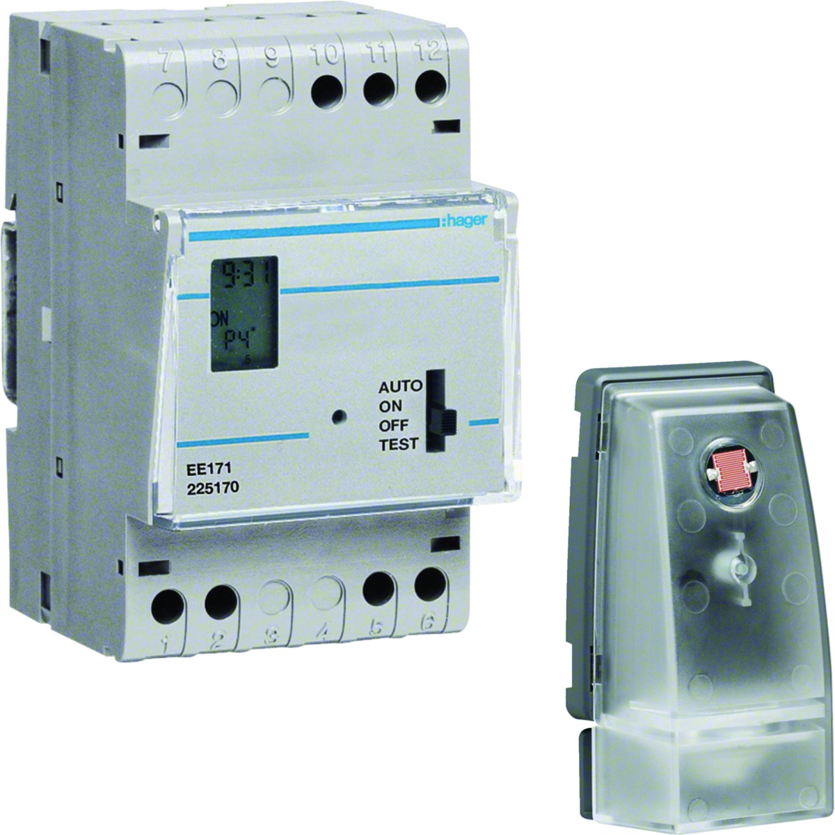 Interr. crepuscular prog. digital 7d