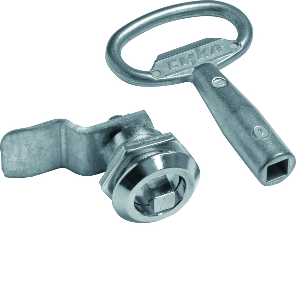 Fechadura pvega D quadrada 7mm