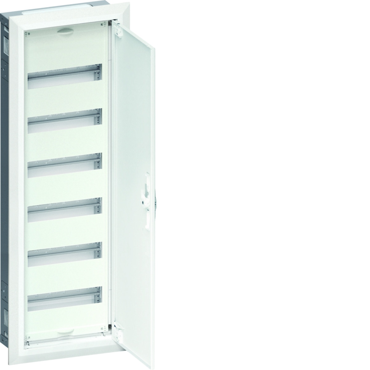 Armário FWU embutido com porta 6 filas 1 campo 72 módulos 952x353x125