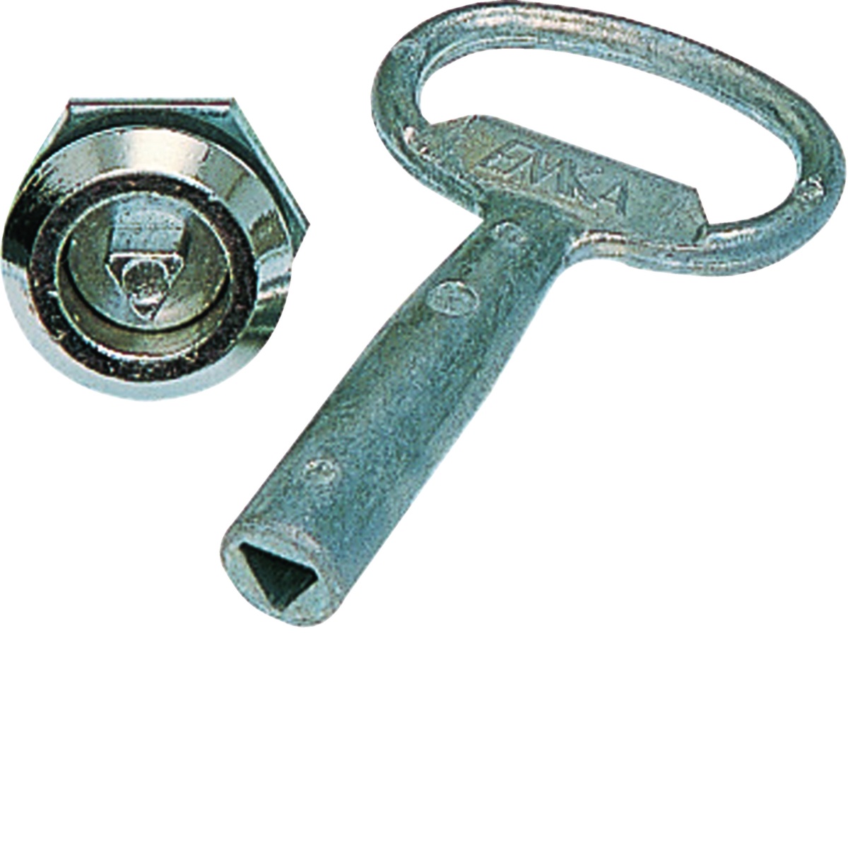 Fechadura pIP43IP55 triangular 7mm