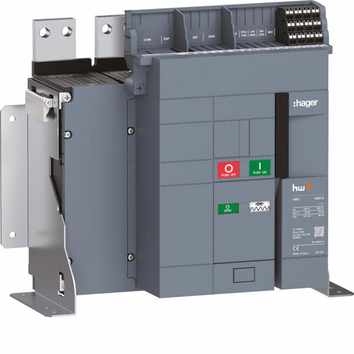 Interruptor HW1 1600A 4P FCFC