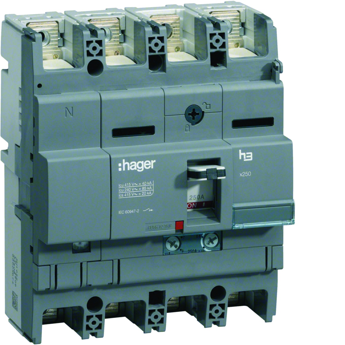 Disj. geral x250 4P3D-4D 125A 40kA