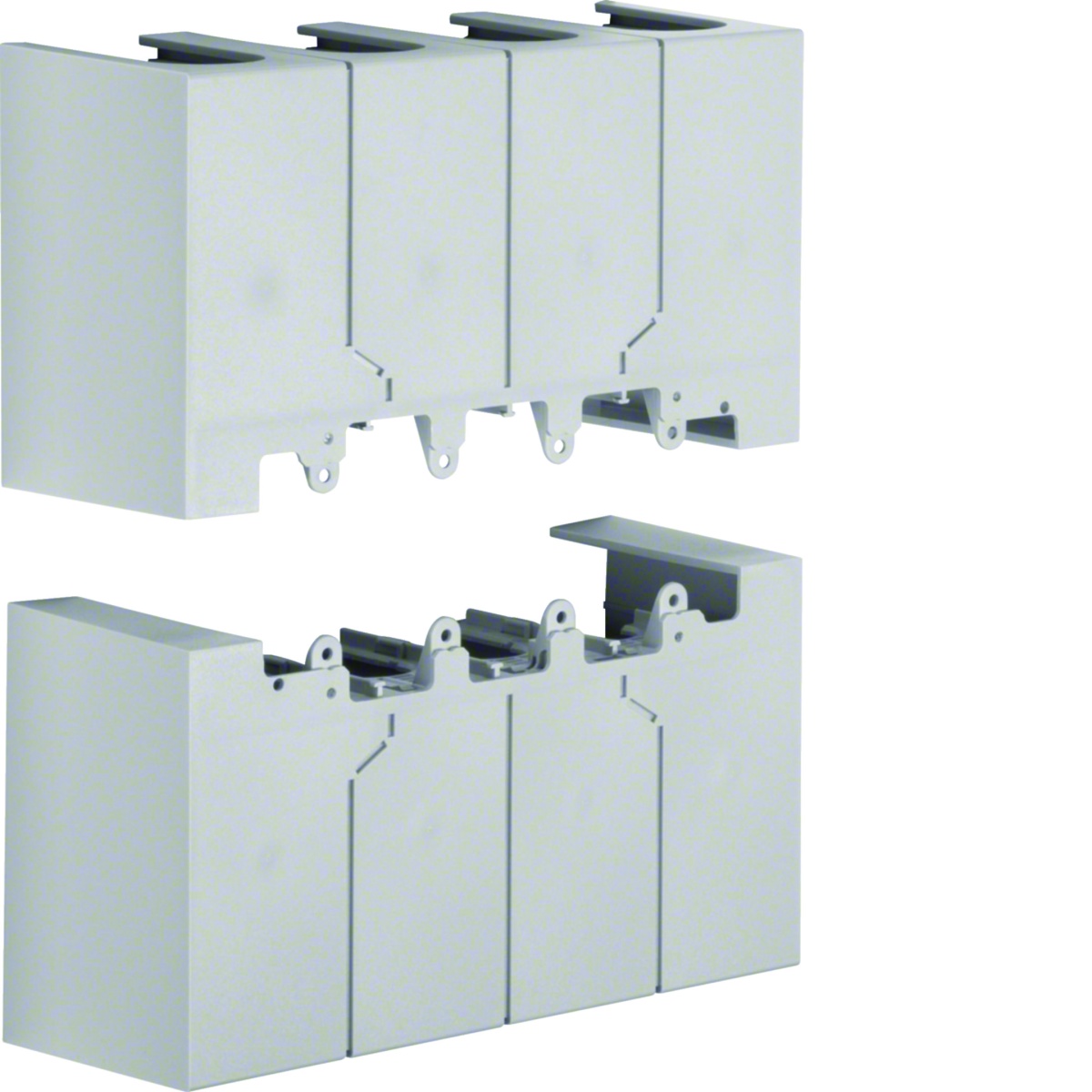 Jogo 2 cobre bornes inclinados 4P ph630