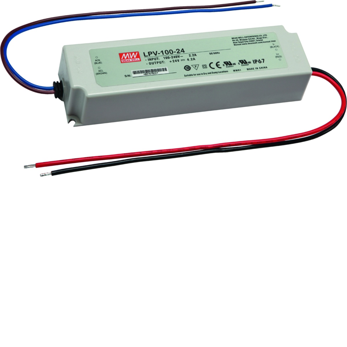 SL Transformador 100W24V para fita LED
