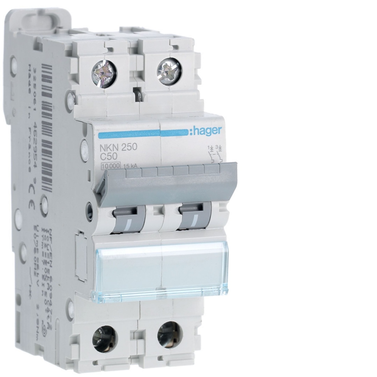Disjuntor 2P 50A C 1015kA 2M