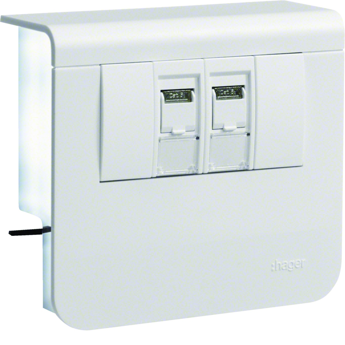 Sup 2xRJ45 Cat6 SL20055 branco