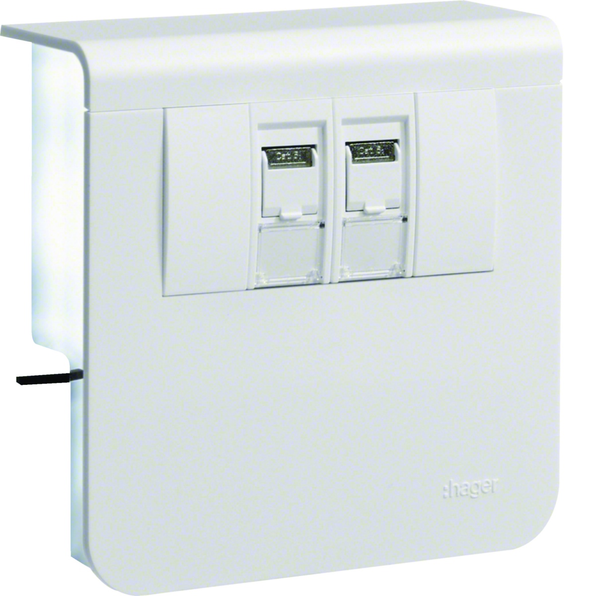 Sup 2xRJ45 Cat6 SL20080 branco