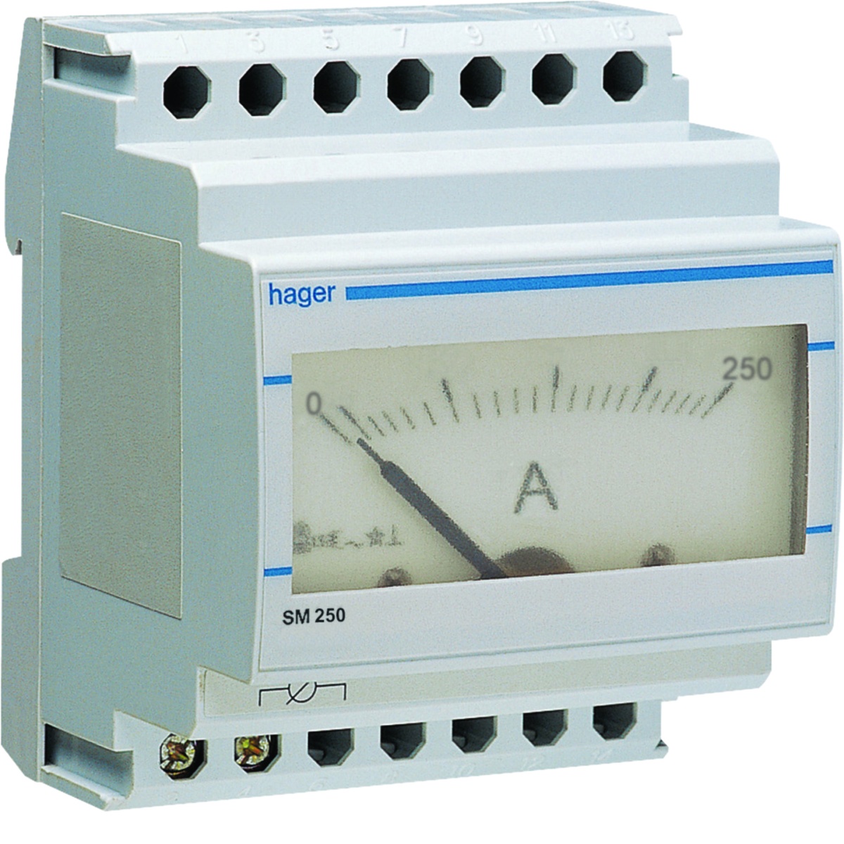 Amperímetro analógico 0-2505A