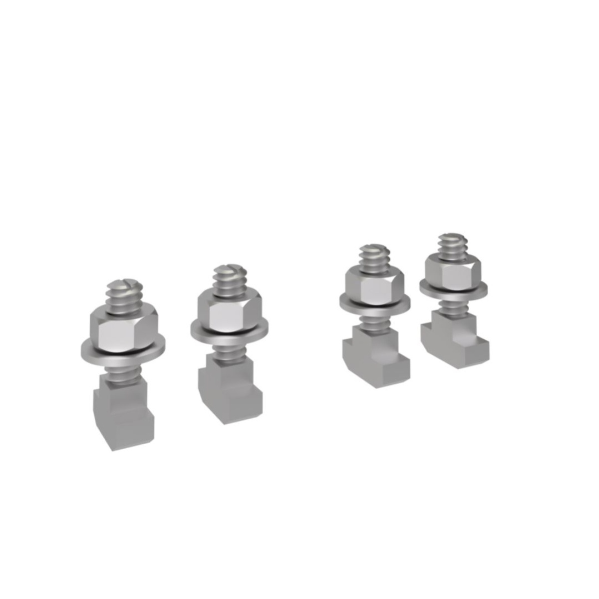 Jogo 50 parafusos para barra Alumínio M8x25mm