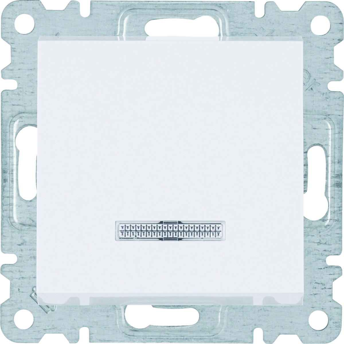 lumina - Interruptor simples com sinalizador, branco
