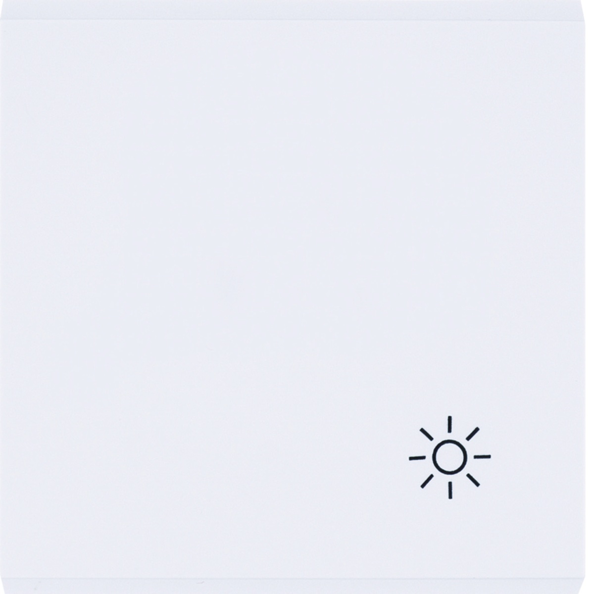 lumina - Tecla símbolo luz, branco