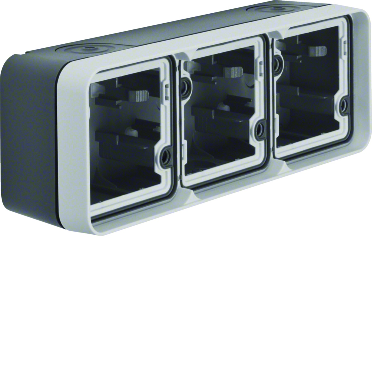 cubyko - Cx. saliente x3 horiz IP55, cnz