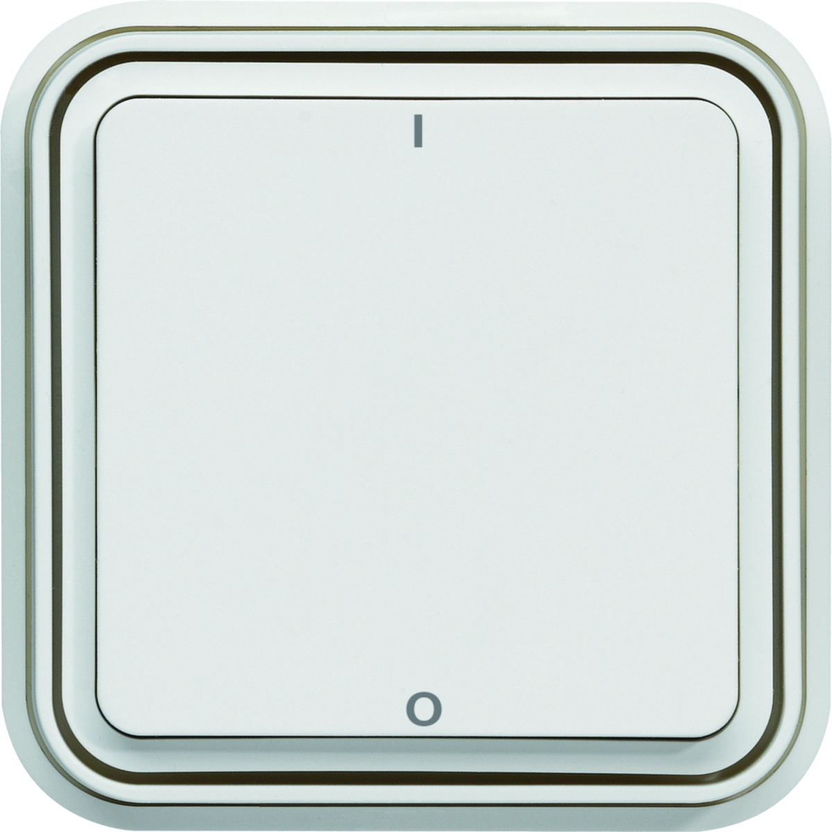 cubyko - Interruptor bipolar 01, branco