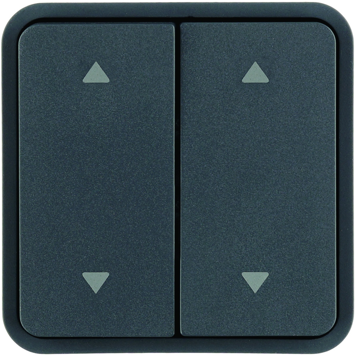 Tecla 2x cubyko KNX p 2 estores, cinza