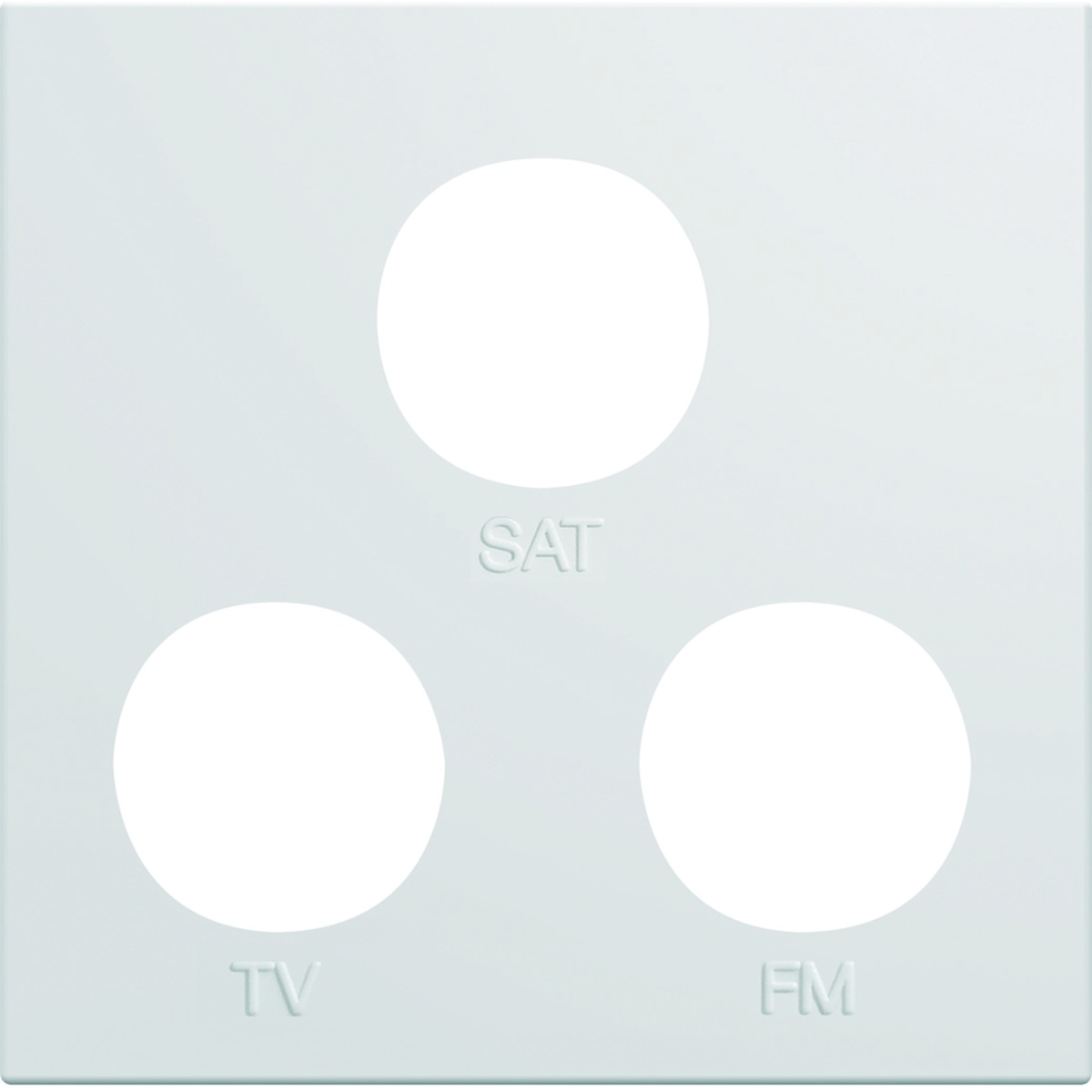 gallery 2M Espelho TVFMSAT, branco