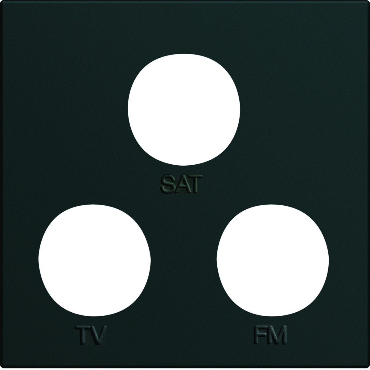 gallery 2M Espelho TVFMSAT, preto