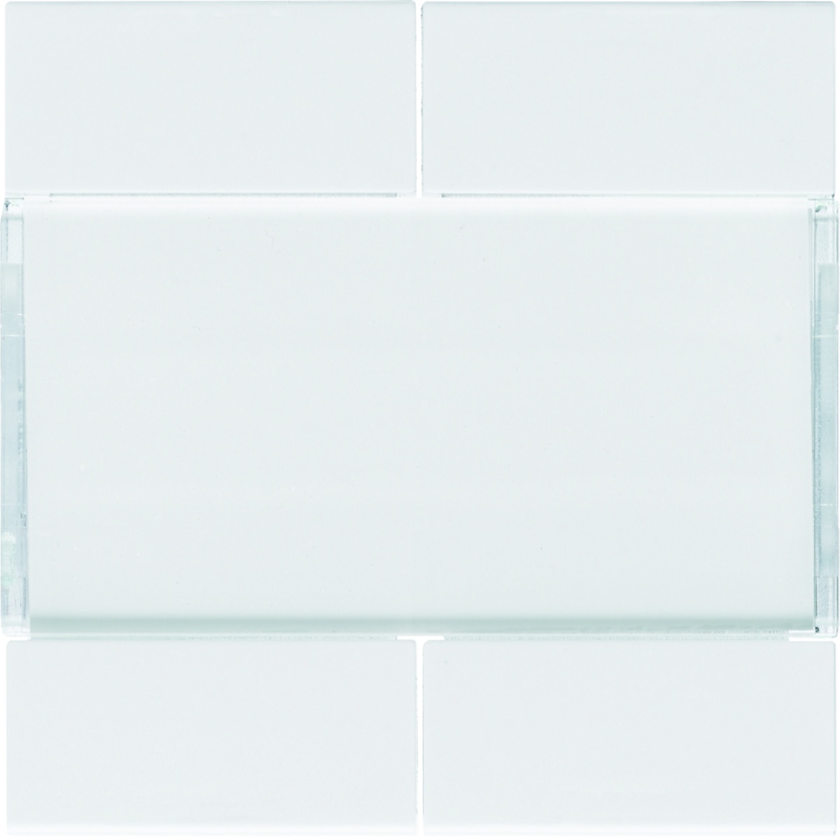 Tecla x4 gallery KNX, branco