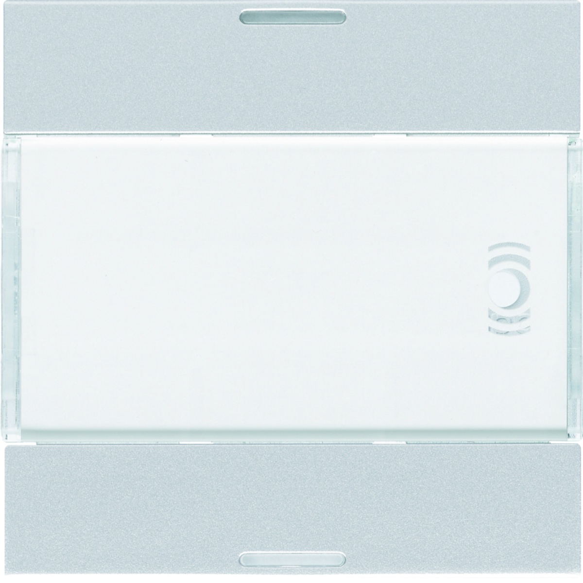 Tecla x2 gallery KNX com LED, alumínio