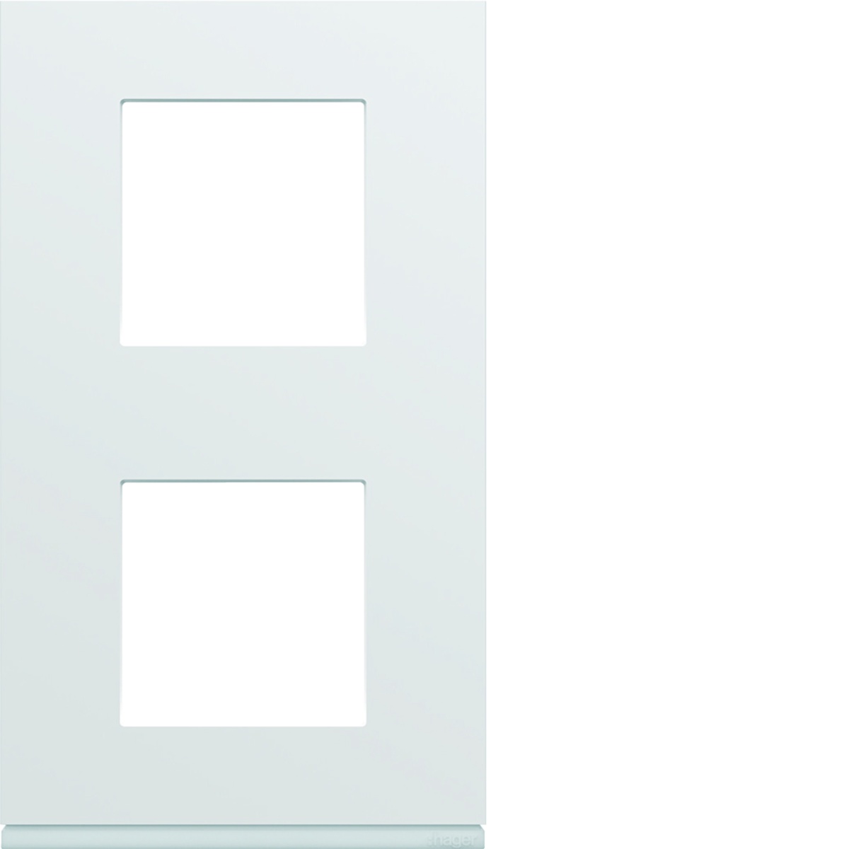 gallery 2x2M Quadro x2 vert. 71mm, branc