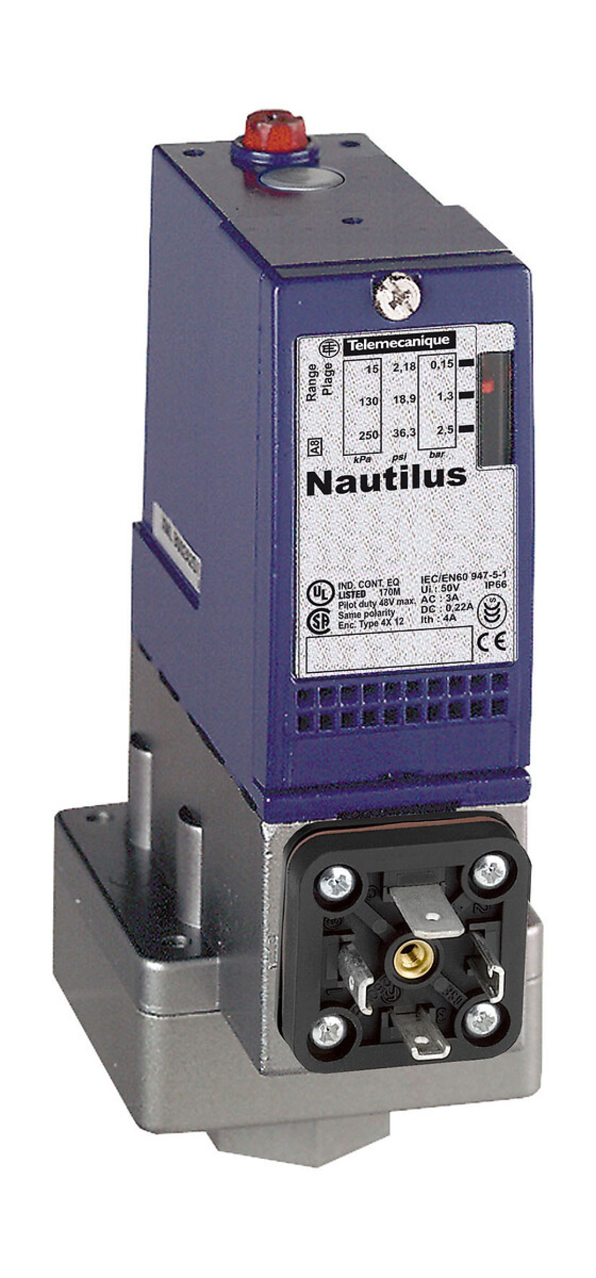 PRESSURE SWITCH XMLA002A2C11 BAR FIXED SCALE