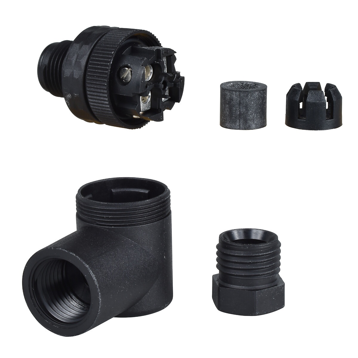M12 ANGLE CONNECT 4 PINS - XZCC12MCP40B
