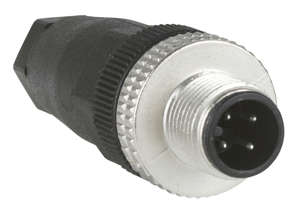 M12 MAL STRAI.CONNEC 4 PINS - XZCC12MDM40B