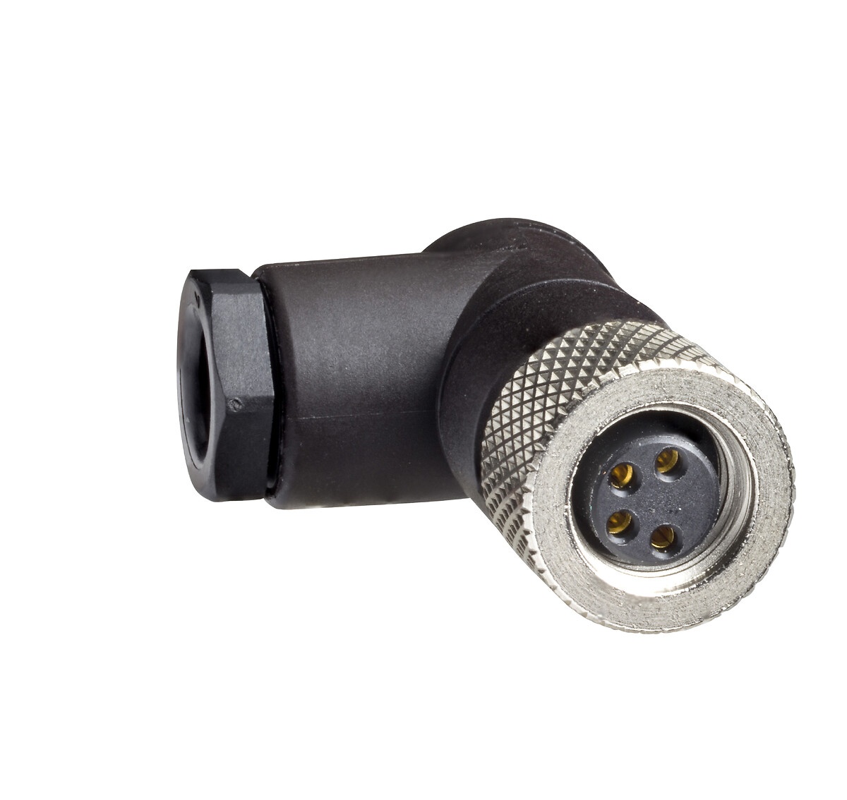 M8 ANGLE CONNECTOR 4 PINS - XZCC8FCM40S