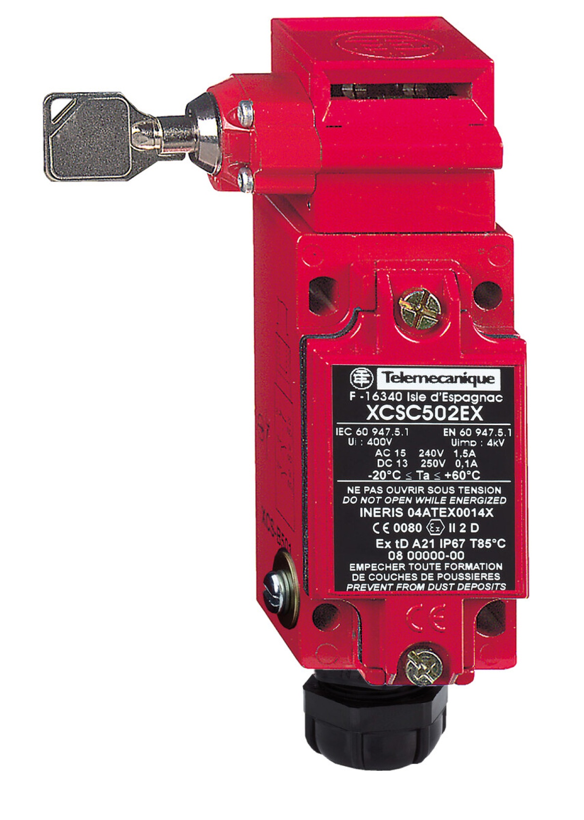 MET.LIMIT.SWITCH MANU LOC EX D - XCSC502EX