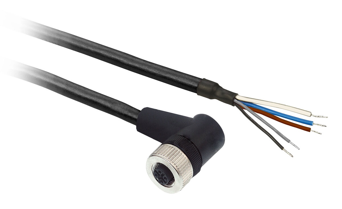 PREWIRED CONNECTOR PUR 5W M12 FEMALE - XZCP12V12L5
