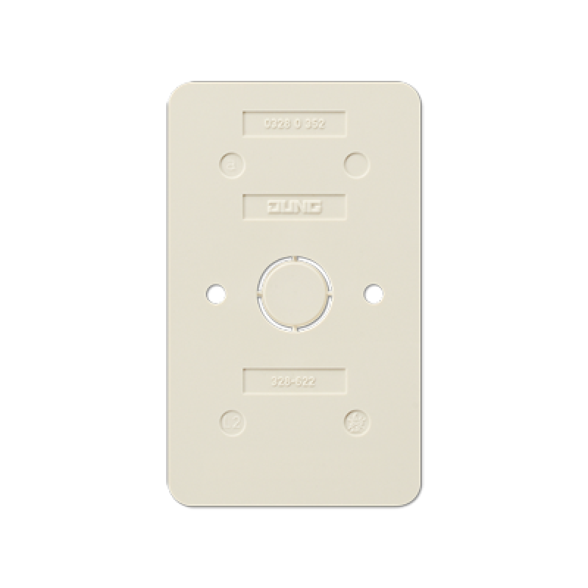 Placa montaje AP600 bl.