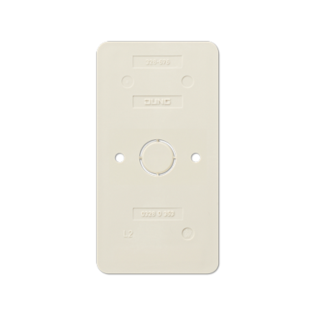 Placa de montaje AP600 blanco marfil