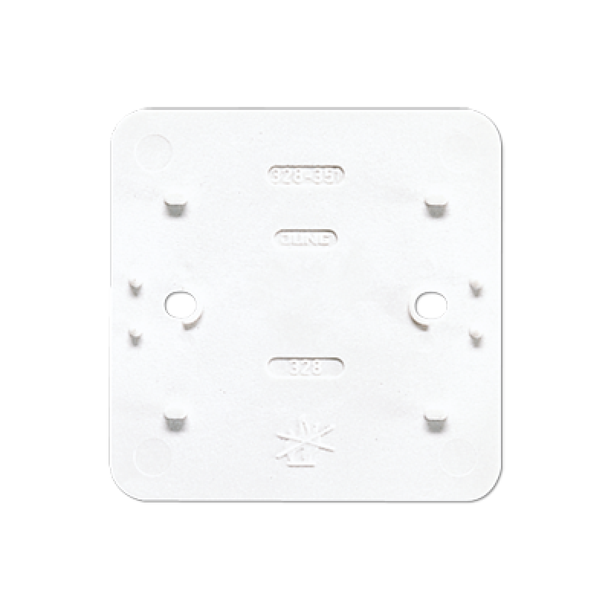 Placa de montaje AP600 blanco alpino