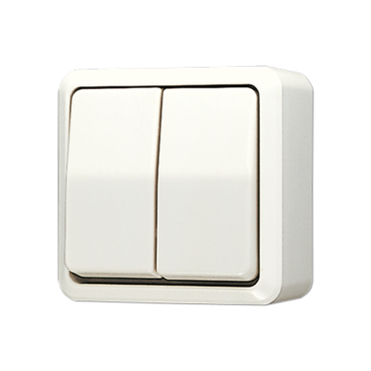 Interruptor doble AP600 bl.