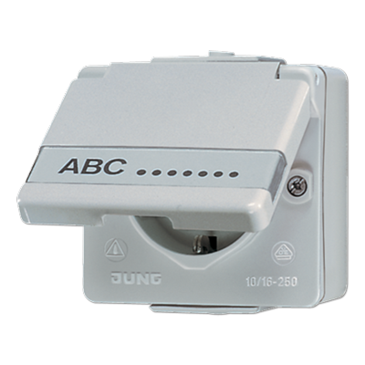 Enchufe c tapa abat. inscr. WG 600