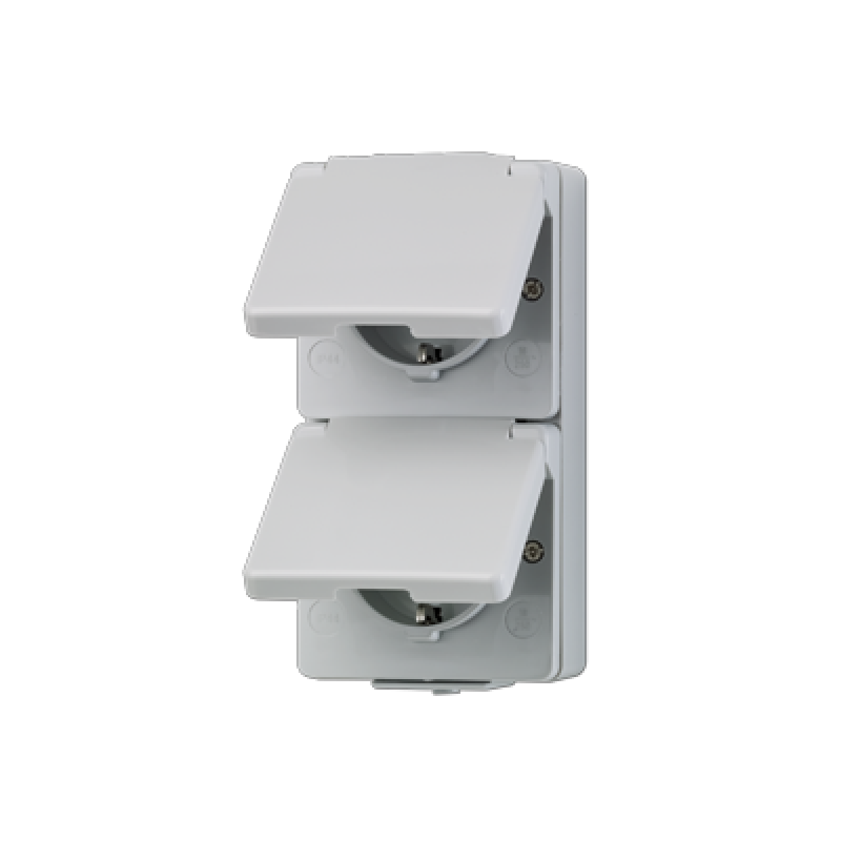 Enchufe SCHUKO doble vert. WG 600