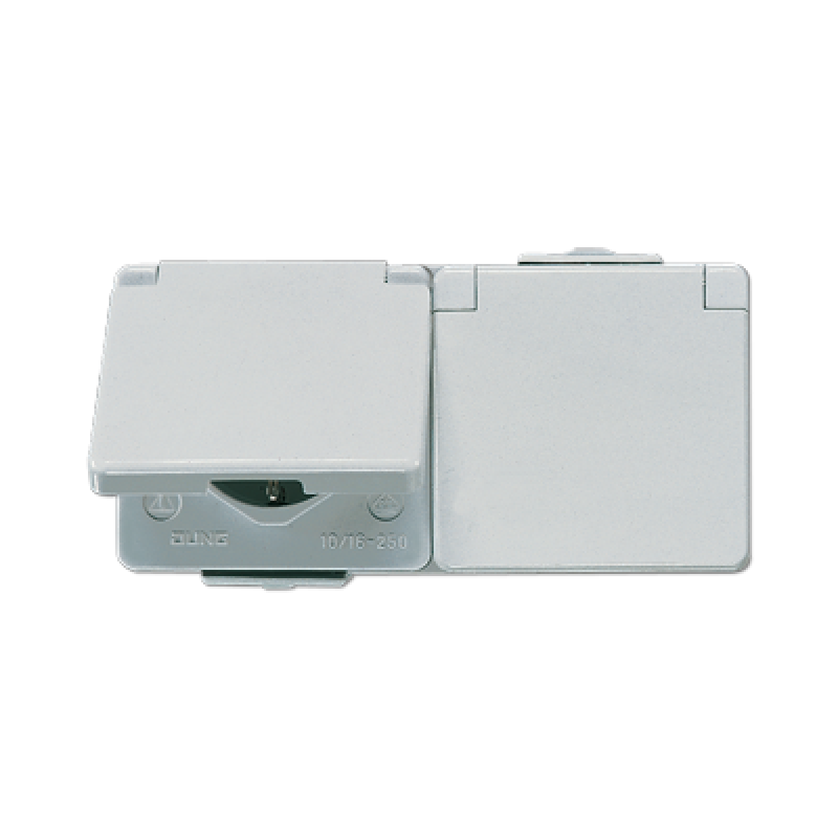 Enchufe SCHUKO doble horiz. WG 600